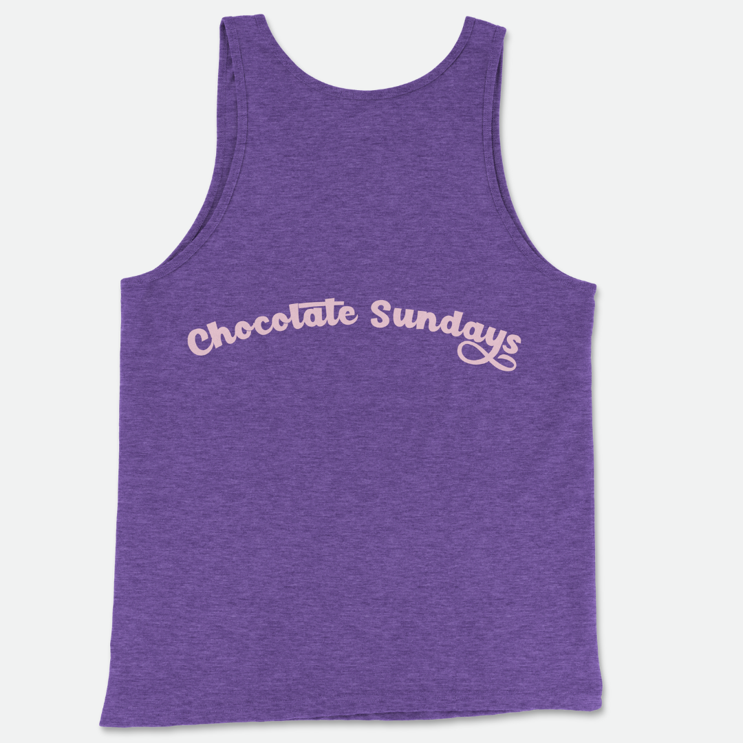 Chocolate Sundays Tank Top (Purple Pink)