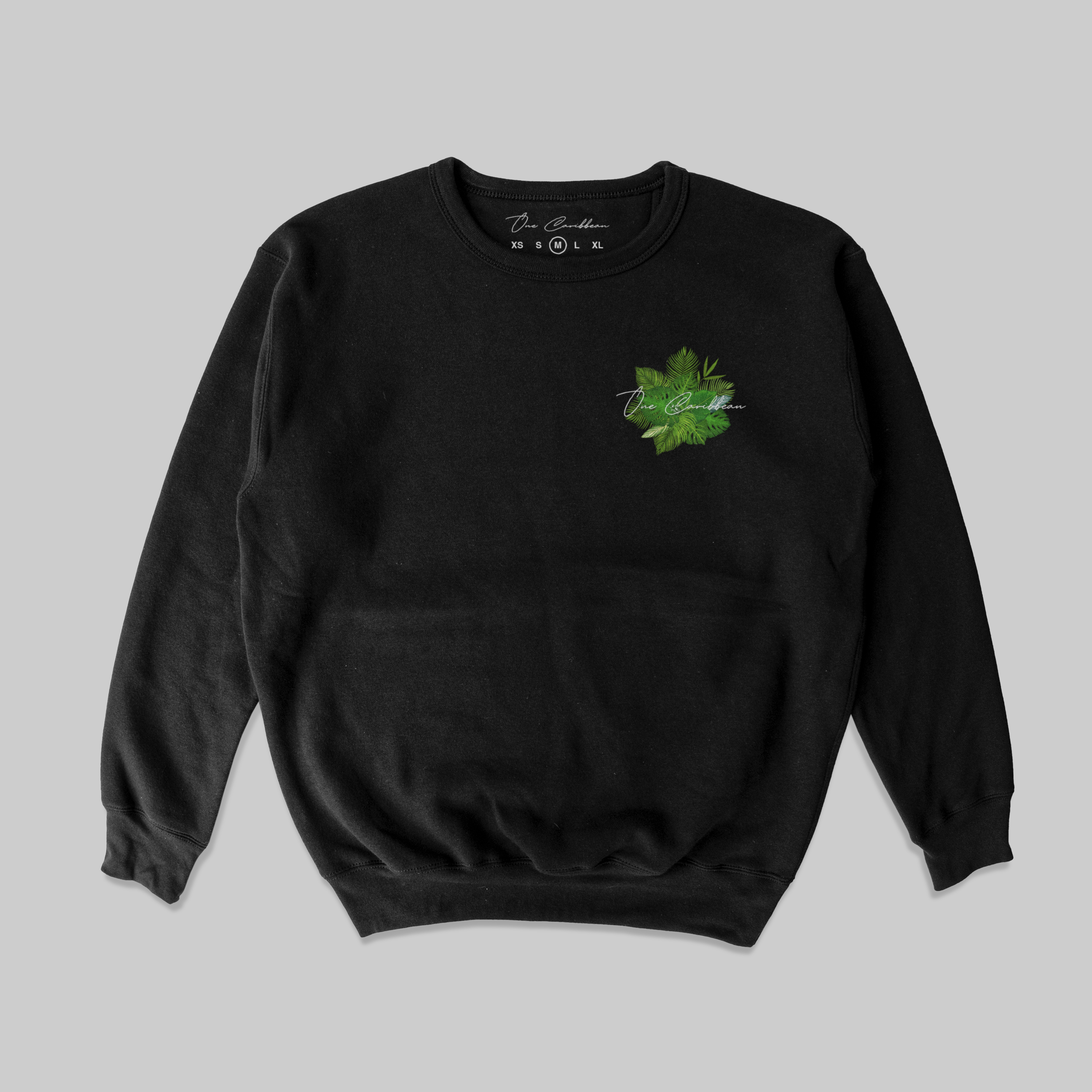One Caribbean Bush Tee (Black Sweatshirt)