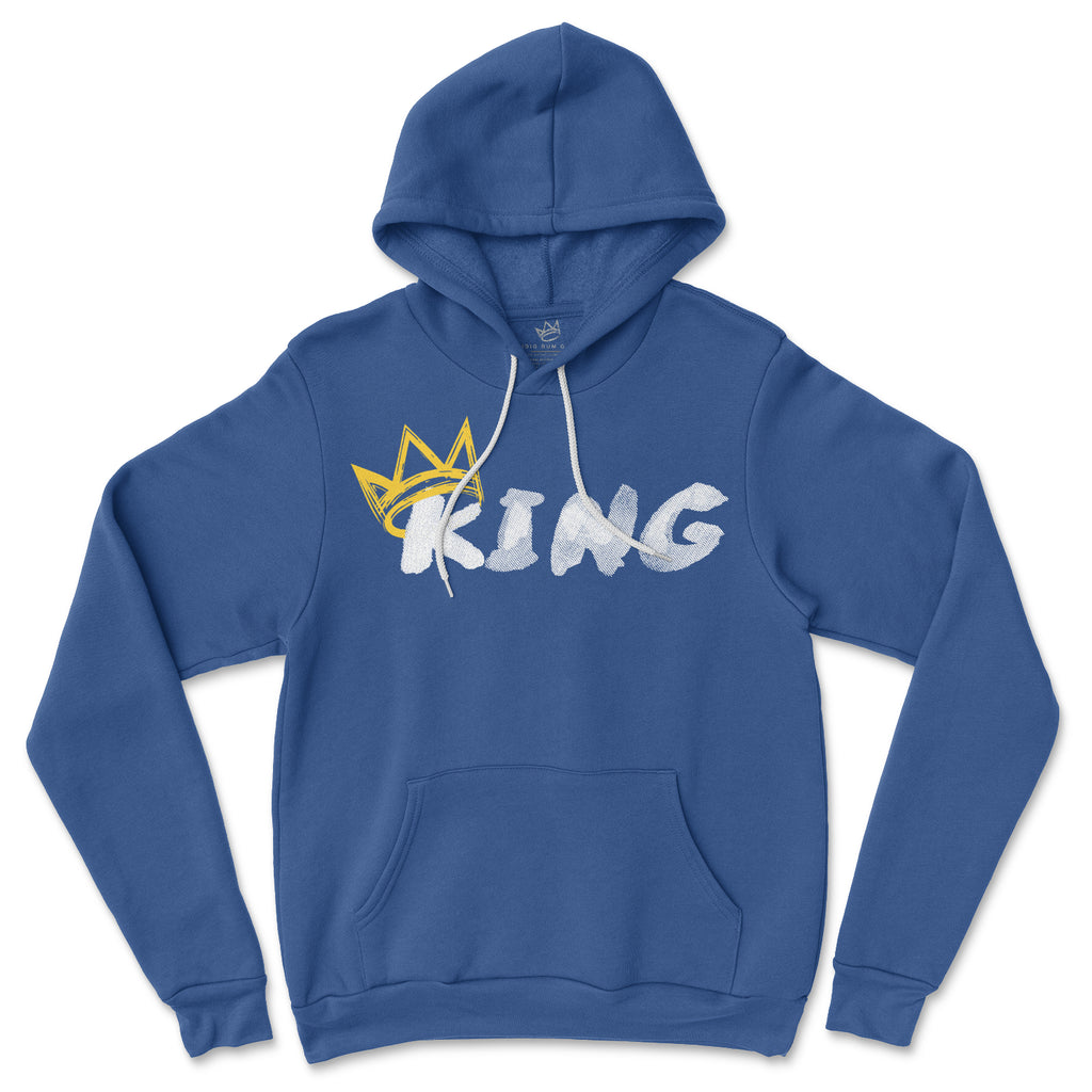 King Hoodie (White Print | Gold Crown)