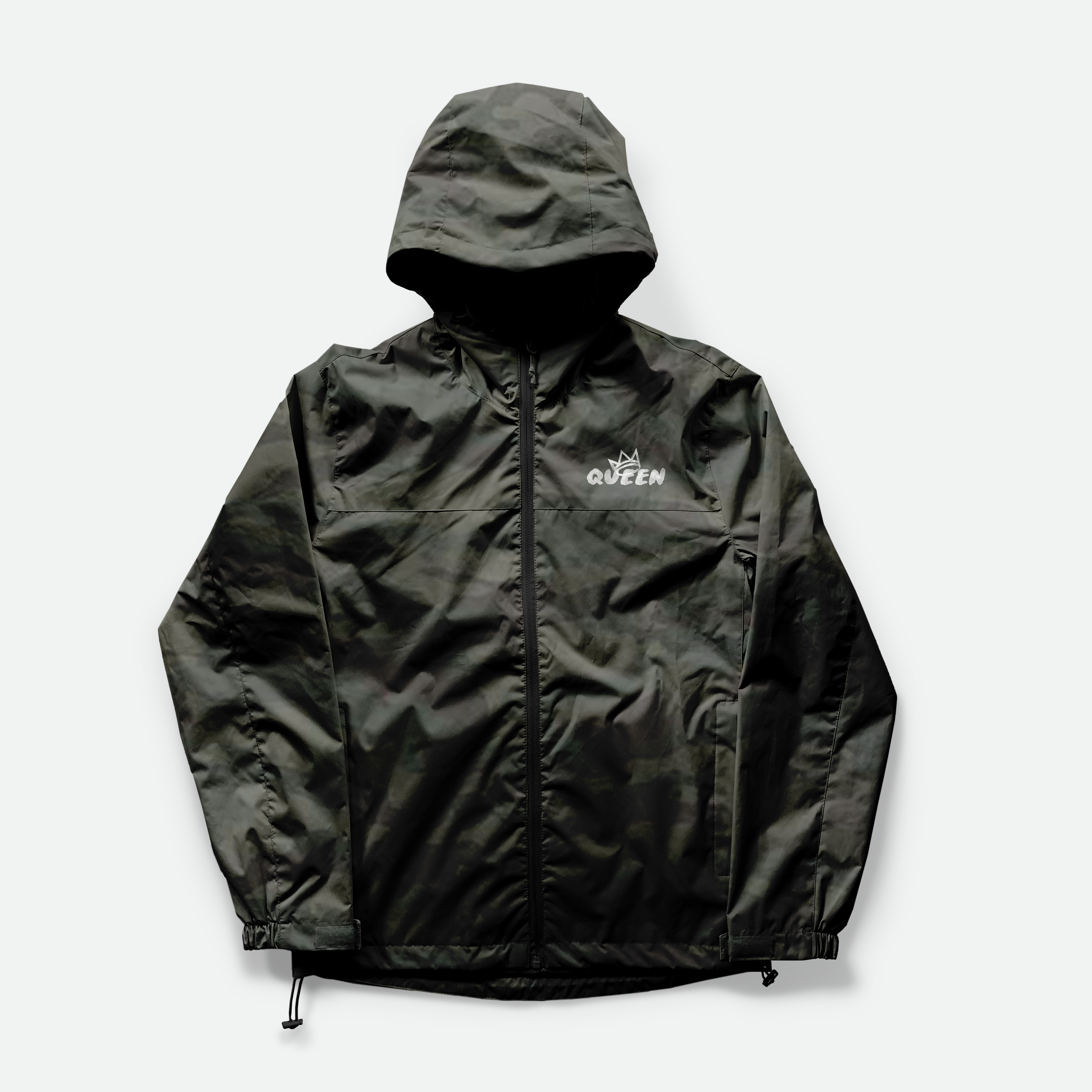 Queen Camo Windbreaker
