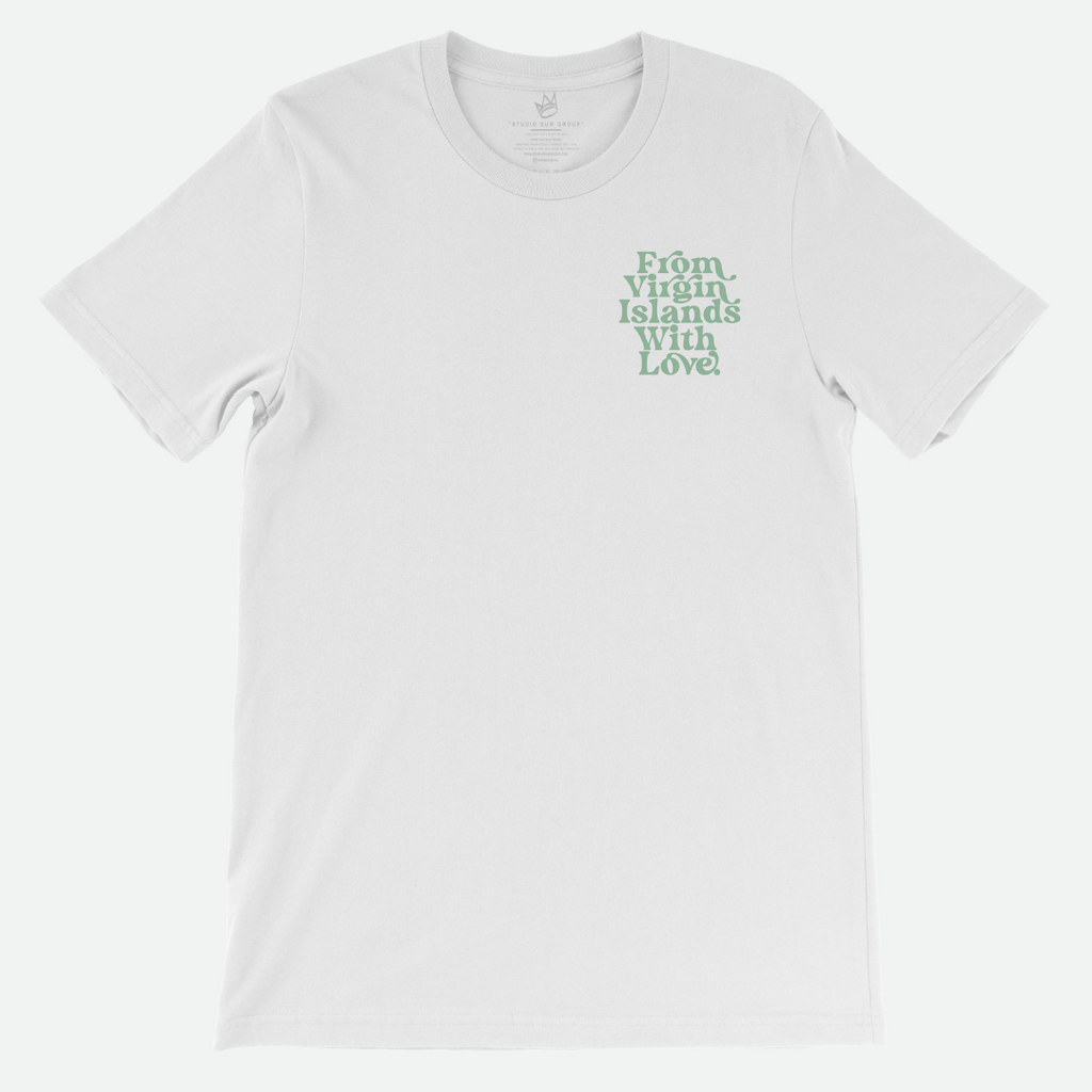 From Virgin Islands With Love T-Shirts (Mint Print)