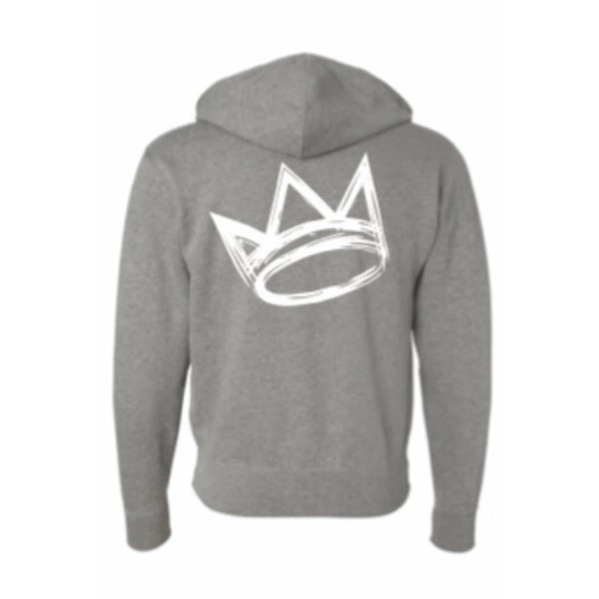 Crown Collection Queen Zip Up Grey Hoodie (CC S1)