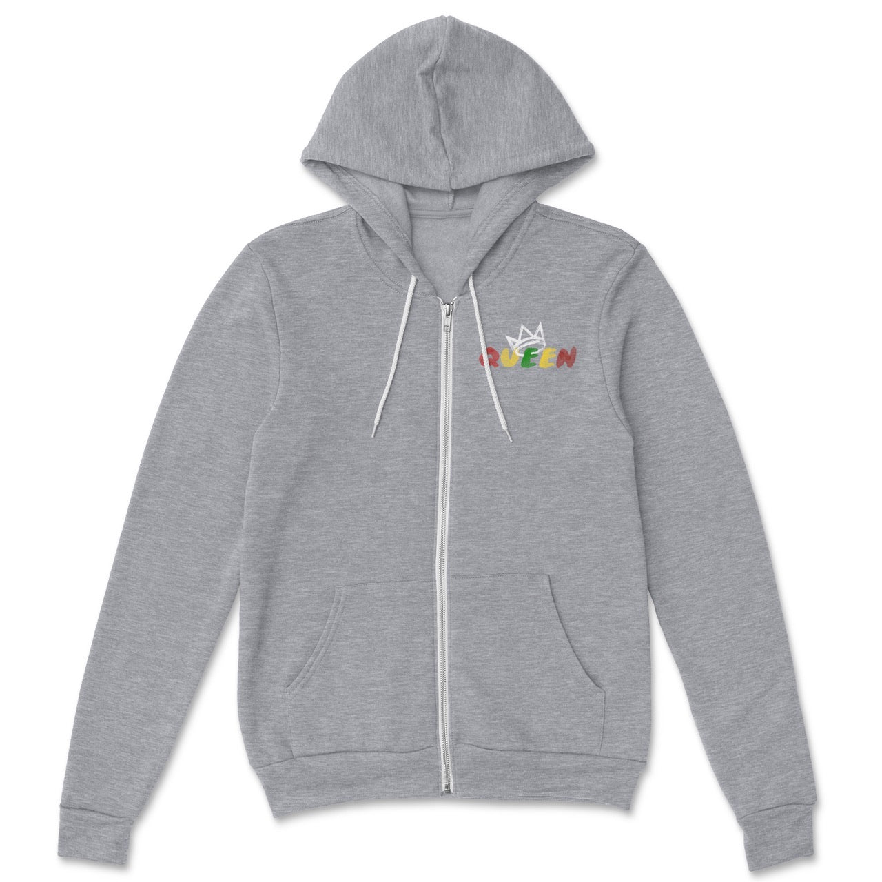 Crown Collection Queen Zip Up Grey Hoodie (CC S1)